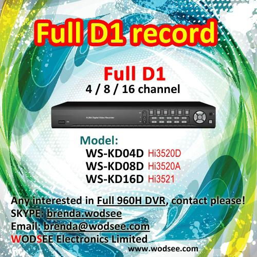 Full D1 DVR