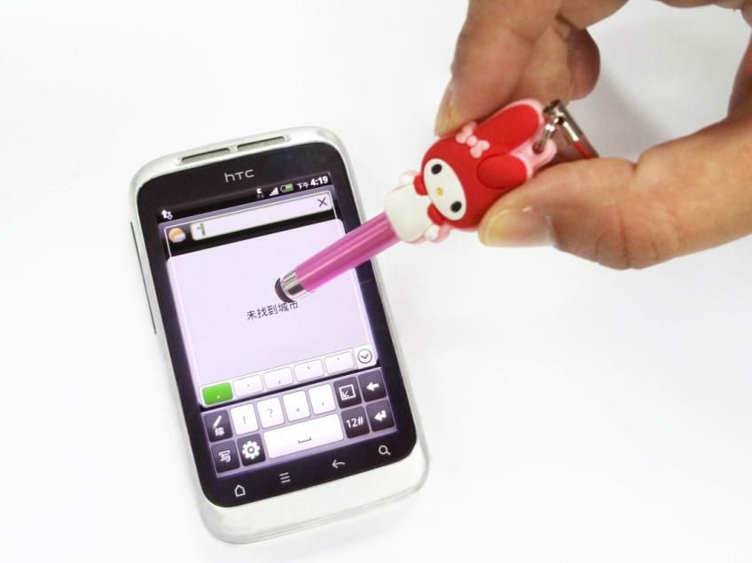 Stylus touch pen with dustproof plug 2