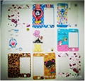 Cartoon designs effect screen protector for iPhone 3g/4g/4gs/5g