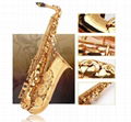 Alto sax,like Selmer 802,gold plated