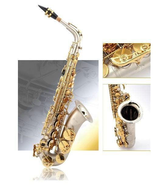 Alto sax,like Selmer 802,gold pocked body,gold plated keys
