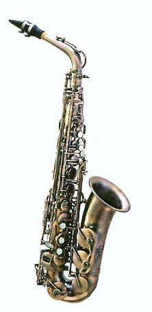 Alto sax,like Selmer 802,archaize red bronze body