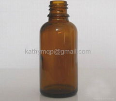 30ml amber essential oil bottle