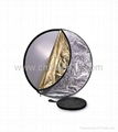 Gold/Silver Photo Reflector  ET-R60/80 5-in-1 Collapsible disc Reflector(Translu 4