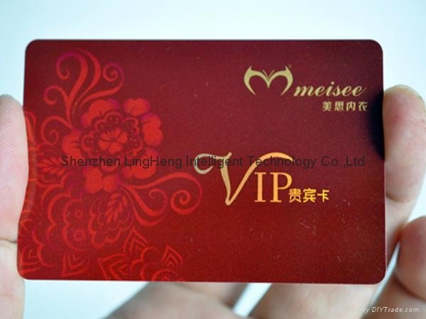  Barcode /magnetic plastic member card  4