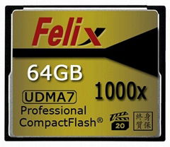 CompactFlash 64gb1000X,CF CARD 64GB