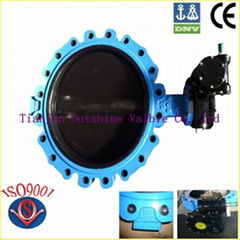 ductile iron lug type butterfly valve