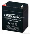 12V4AH battery for video door phone  1