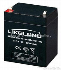 12V4AH battery for video door phone 