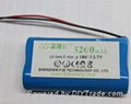 18650 li-ion battery pack 11.1V 2600mAh