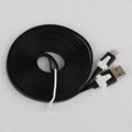iphone 5 flat usb data cable  2