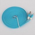 iphone 5 flat usb data cable  3