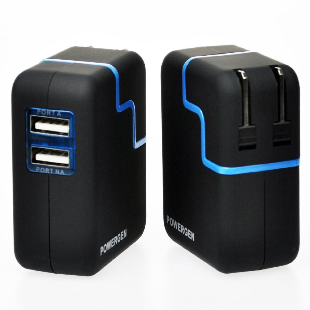 3.1 dual usb travell charger for ipad, sumsung,iphone 2