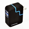 3.1 dual usb travell charger for ipad, sumsung,iphone 3