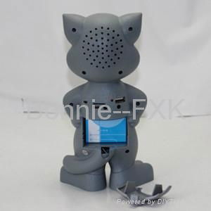 Portable Talking Cat USB/TF/FM Radio Speaker 2