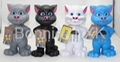 Portable Talking Cat USB/TF/FM Radio Speaker 4