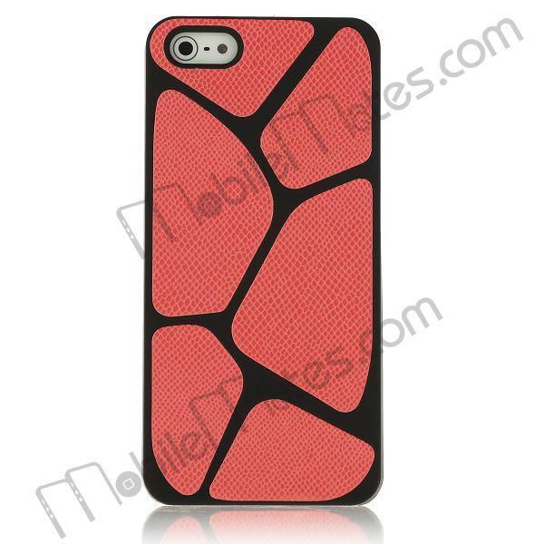 Lizard Cased Leather Coated Hard Cover for iPhone5 3