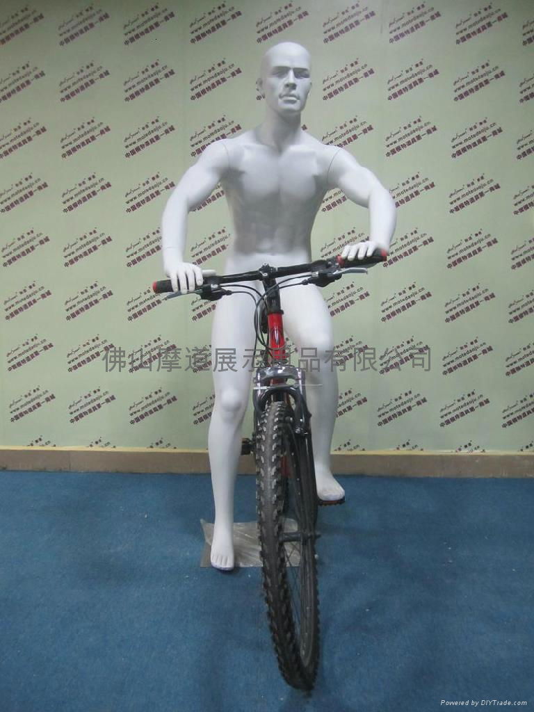 騎自行車姿勢模特道具