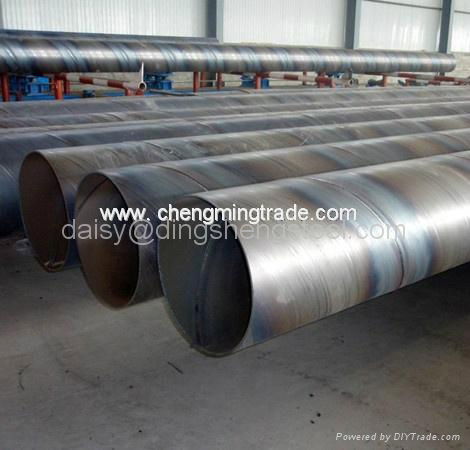 good quality with competitive price and large diameter SSAW spiral welded pipe