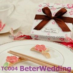 Cherry Blossom Chopsticks Holder Wedding