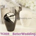 Adorable Bride Groom Salt and Pepper Shaker  Wedding gift favor TC008 1
