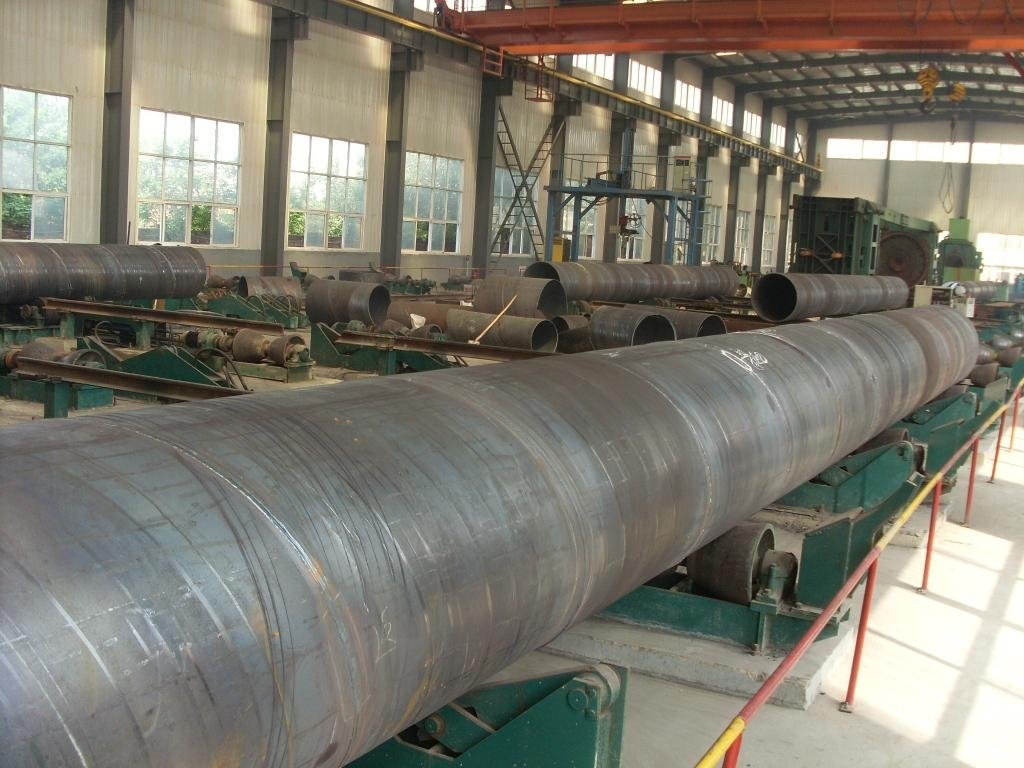 spiral welded steel pipe for maritime facilities 3