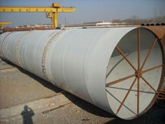 spiral welded steel pipe for power station