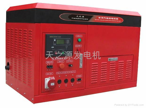 20KW汽油水冷四缸發電機組低噪音發電機