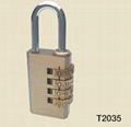 Brass Combination Padlock (T2035)