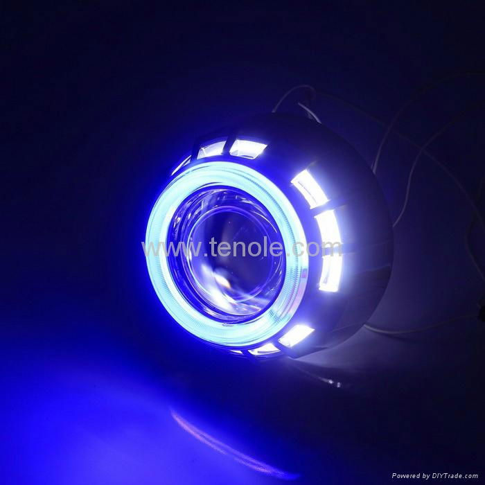 Dual-angel eye Bi-xenon projector lens 3