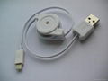 8pin lightning retractable usb for