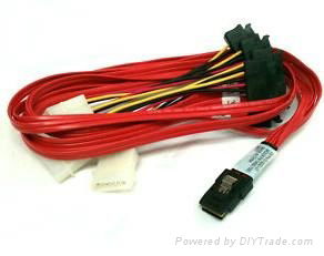  MINI SAS 4i SFF-8087 36P To 4*SFF-8482 SAS 29 Cable 5