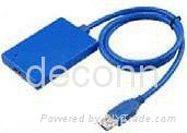 USB3.0 AM TO HDMI A type Female Adapter with fashion color Cable	 