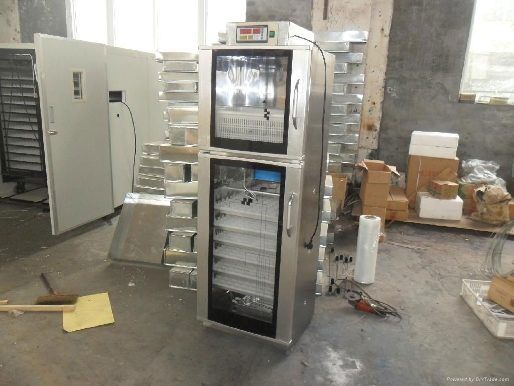 Newest design high quality CE approved automatic small egg incubator  480eggs 2