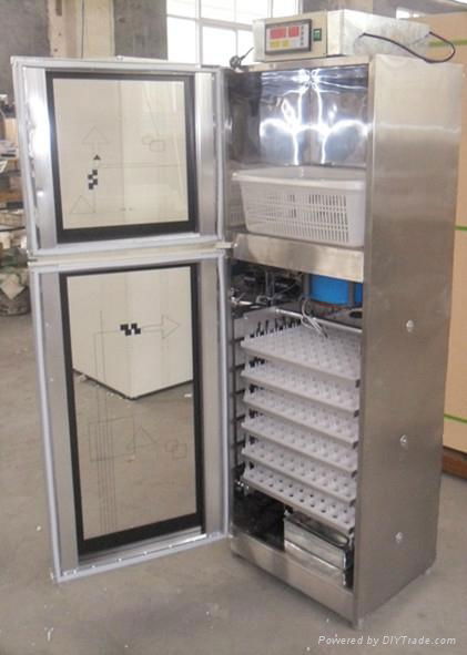 Newest design high quality CE approved automatic small egg incubator  480eggs 4