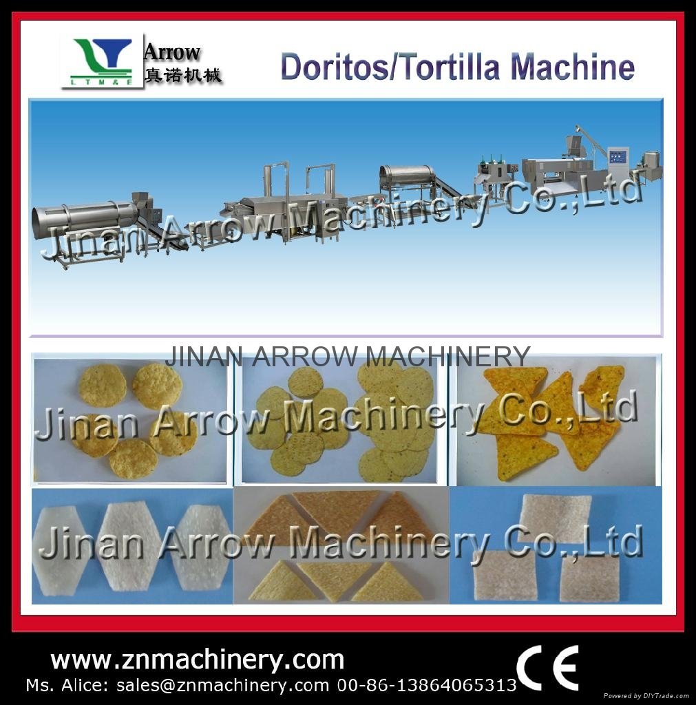 Doritos/tortilla/corn chips Process line