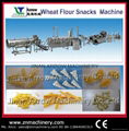 Fried wheat flour snacks process line