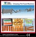 Chewing/jam center pet food process line