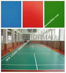 Indoor basketball PVC sports flooring  