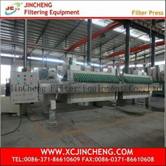 Stainless steel hydraulic filter press