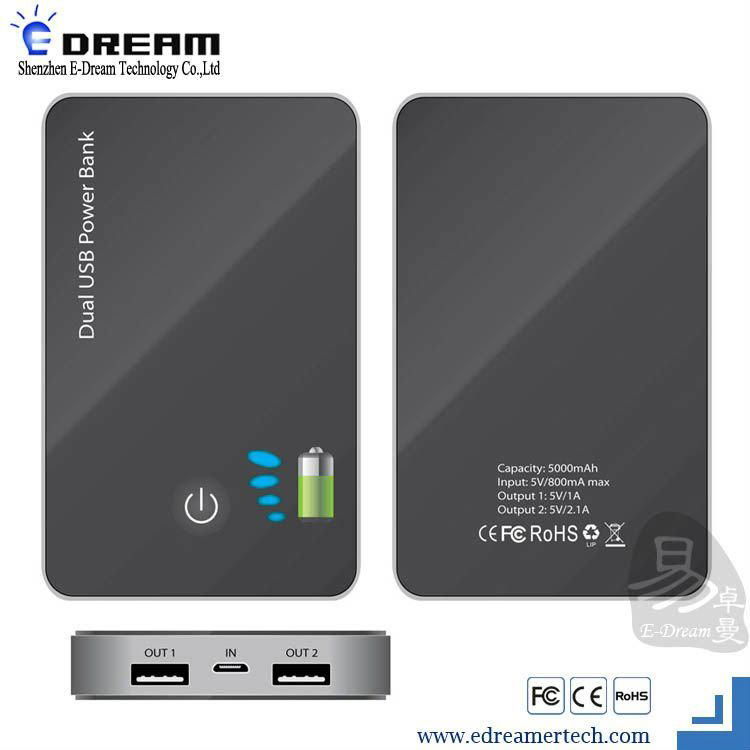 5000mAh power bank charge for mobile, tablet 3