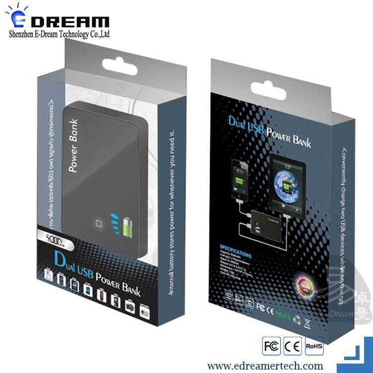 5000mAh power bank charge for mobile, tablet 5