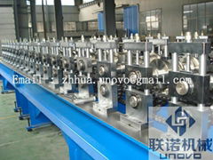 Storage shelves roll forming machine