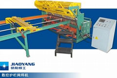 Wire fence mesh machine