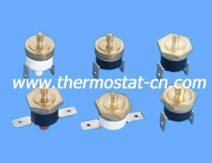 M6 screw copper head thermostat, KSD301 copper head temperature switch