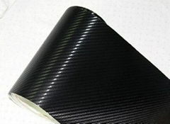 Carbon fiber with air free black car sticker vinyl size 1.52*30M 2013 hot sell