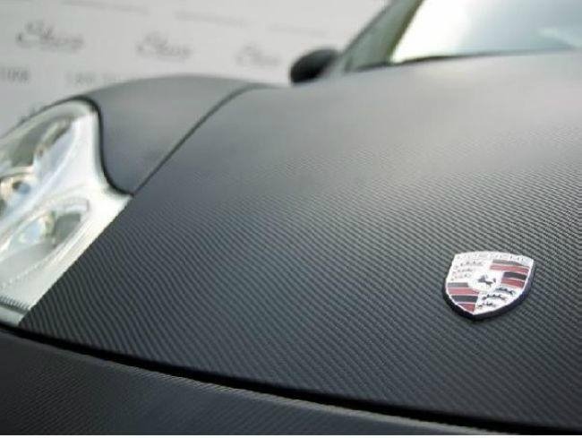 Carbon fiber without air free black car sticker 1.52*30m hot sell  4