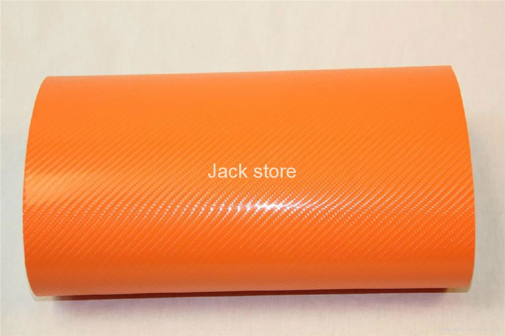 1.52*30m orange 4D carbon fiber body parts Free Shipping 2