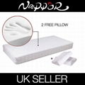 Small Double Memory Foam Mattress 20cm thick + 2 Free Pillow 1