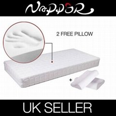 Small Double Memory Foam Mattress 20cm thick + 2 Free Pillow